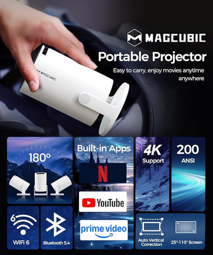 Magcubic Mini Smart Projektor 4K
