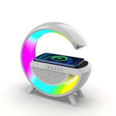 G Lamp Smart Bluetooth Speaker &amp; Wireless Fast Charger Station