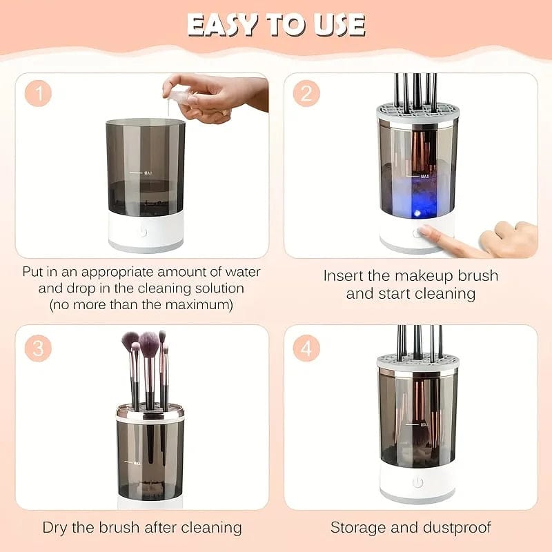 Electric Makeup Brush Cleaner – Effortless Cleaning for Healthier Skin