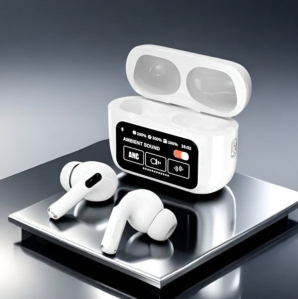 A9 Pro 2 Earbuds with LCD Touchscreen Display