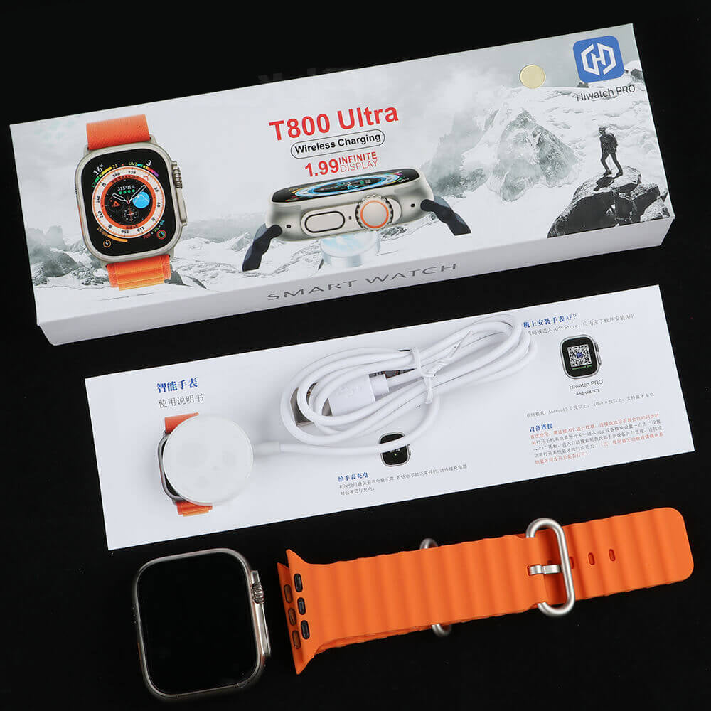 T800 Ultra / T800 Ultra 2 Smart Watch – Premium 49 MM Dial Smartwatch!